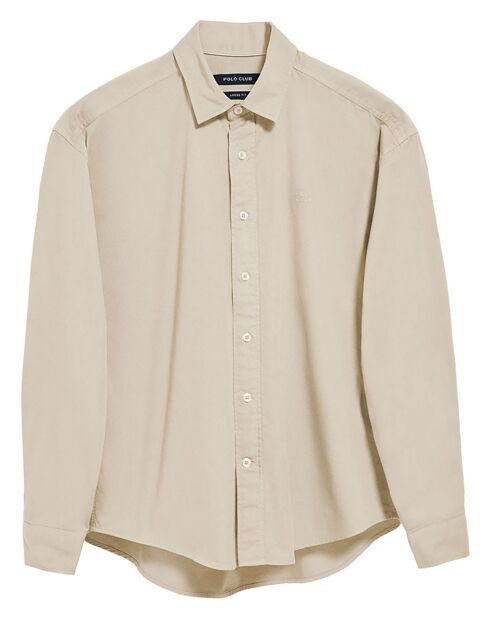 Chemise Block Pc Loose Twill beige