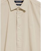 Chemise Block Pc Loose Twill beige