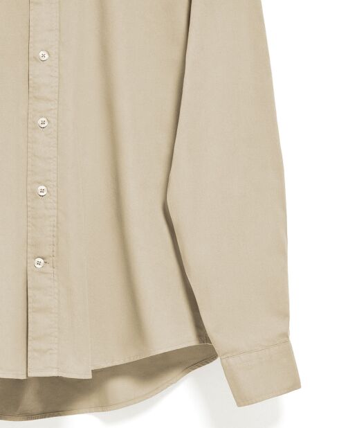 Chemise Block Pc Loose Twill beige