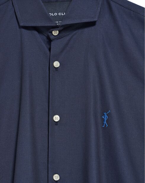 Chemise Cornell marine