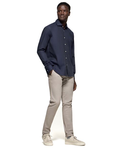 Chemise Cornell marine