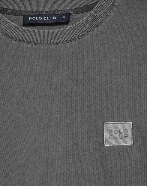 T-Shirt Twill Patch asphalte