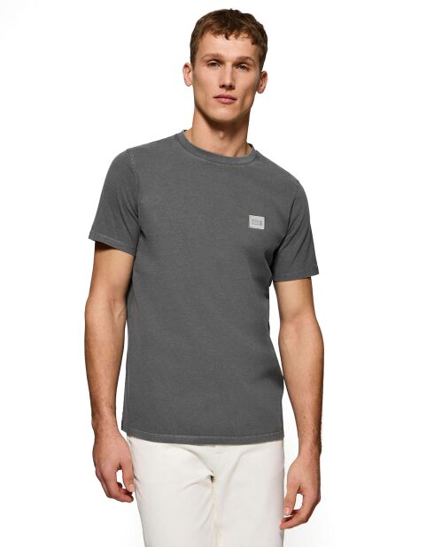 T-Shirt Twill Patch asphalte