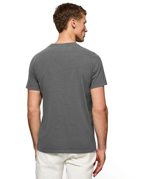 T-Shirt Twill Patch asphalte