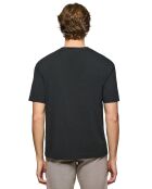 T-Shirt Saul Regular Block Rubber noir