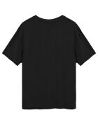T-Shirt Saul Regular Block Rubber noir