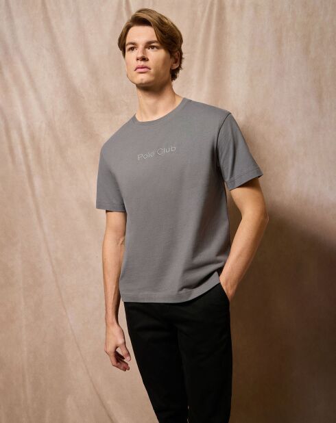 T-Shirt Saul Minimal Combo Rubber Im asphalte