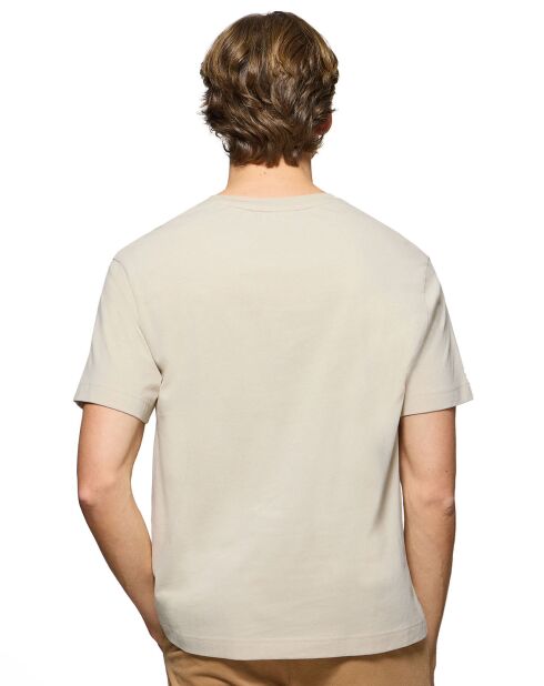 T-Shirt Saul Minimal Combo Rubber Im beige