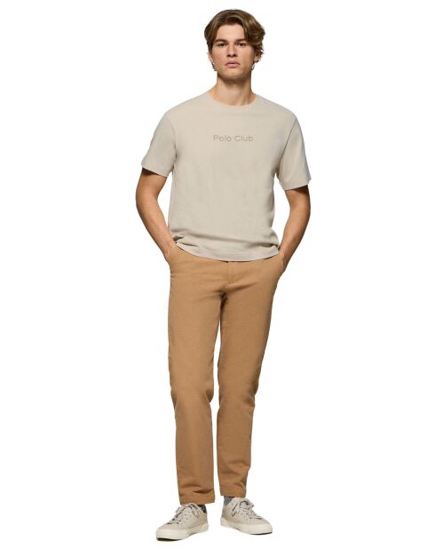 T-Shirt Saul Minimal Combo Rubber Im beige
