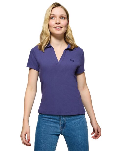 Polo Pedraza Block Rubber W bleu océan