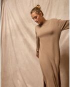 Robe Nara marron clair