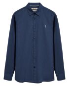 Chemise en Lin mélangé Rigby Go bleu marine