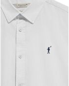 Chemise en Lin mélangé Rigby Go blanche