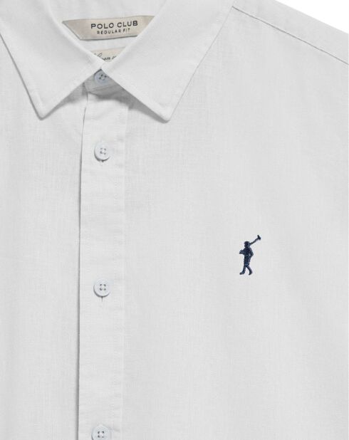Chemise en Lin mélangé Rigby Go blanche