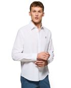 Chemise en Lin mélangé Rigby Go blanche