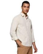 Chemise en Lin mélangé Rigby Go beige