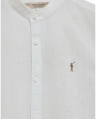 Chemise en Lin mélangé Rigby Go blanche