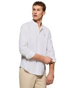 Chemise en Lin mélangé Rigby Go blanche