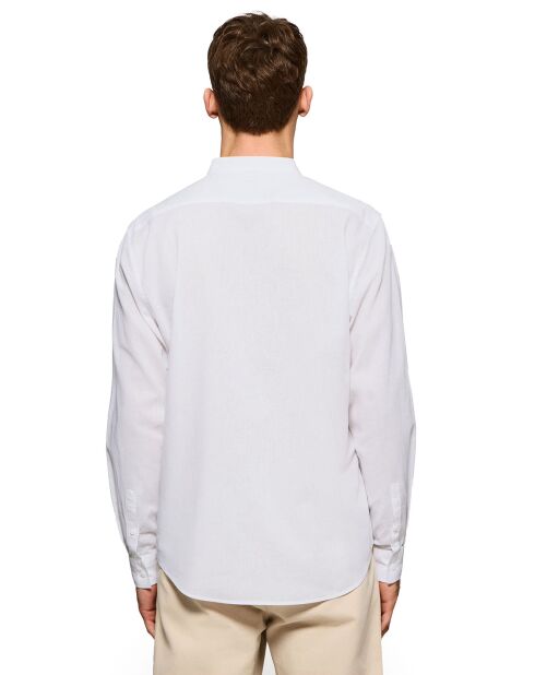 Chemise en Lin mélangé Rigby Go blanche