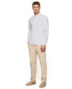 Chemise en Lin mélangé Rigby Go blanche