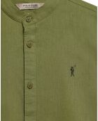 Chemise en Lin mélangé Rigby Go kaki
