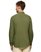 Chemise en Lin mélangé Rigby Go kaki