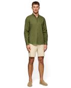 Chemise en Lin mélangé Rigby Go kaki