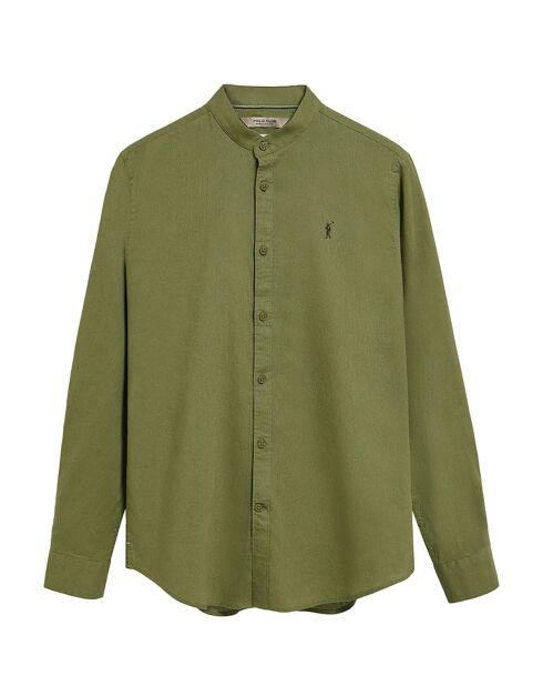 Chemise en Lin mélangé Rigby Go kaki