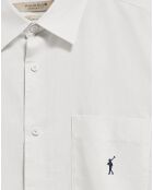 Chemise en Lin mélangé Rigby Go blanche