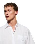 Chemise en Lin mélangé Rigby Go blanche