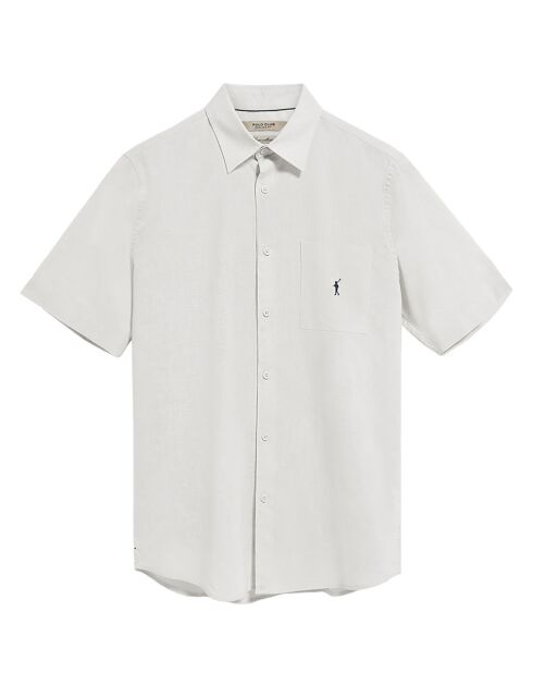 Rigby Go overhemd van witte linnenmix