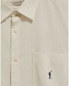 Chemise en Lin mélangé Rigby Go beige