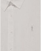 Chemise en Lin mélangé Rigby Go blanche