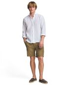 Chemise en Lin mélangé Rigby Best Gd blanche