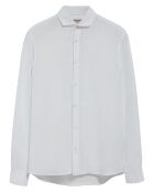 Chemise en Lin mélangé Rigby Best Gd blanche