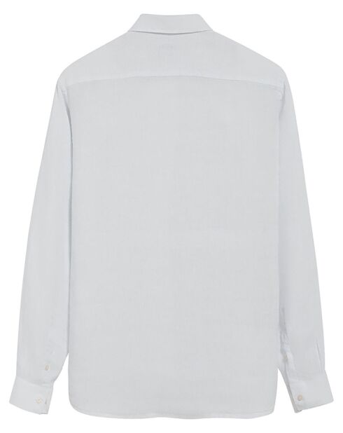 Chemise en Lin mélangé Rigby Best Gd blanche