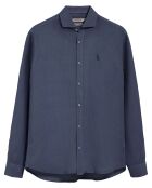 Chemise en Lin mélangé Rigby Best Gd bleu marine