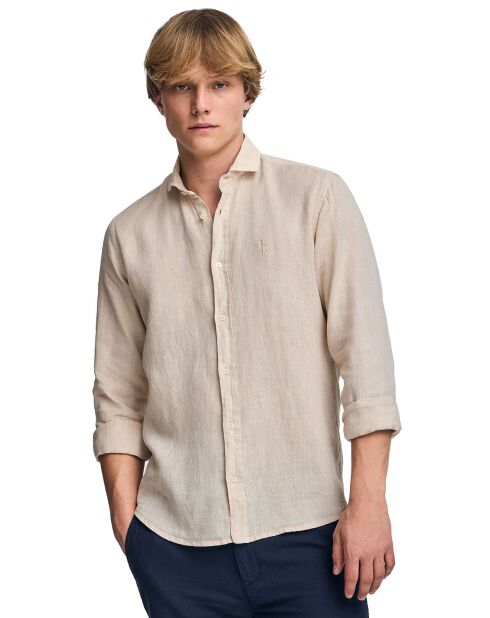 Chemise en Lin mélangé Rigby Best Gd sable