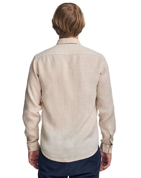 Chemise en Lin mélangé Rigby Best Gd sable