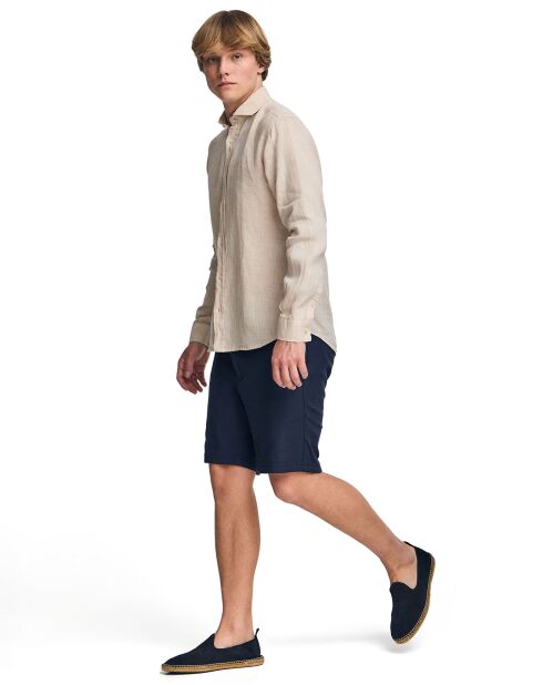 Chemise en Lin mélangé Rigby Best Gd sable