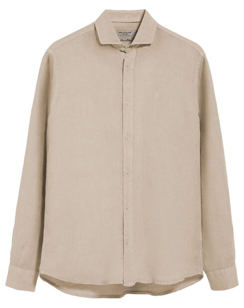 Chemise en Lin mélangé Rigby Best Gd sable