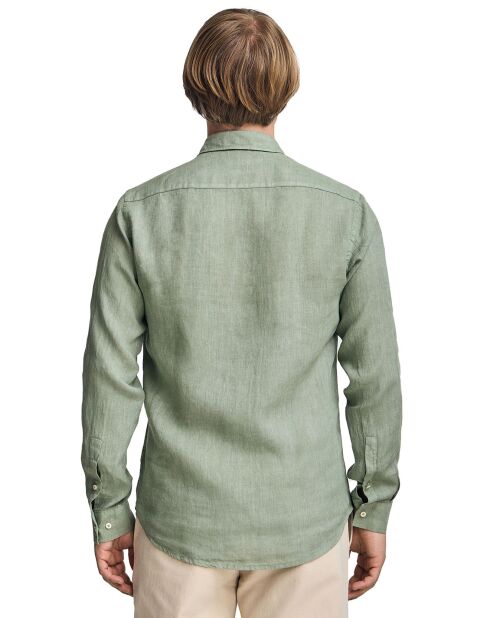 Chemise en Lin mélangé Rigby Best Gd vert militaire