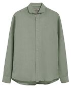 Chemise en Lin mélangé Rigby Best Gd vert militaire