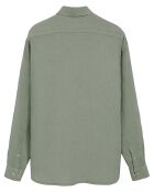 Chemise en Lin mélangé Rigby Best Gd vert militaire