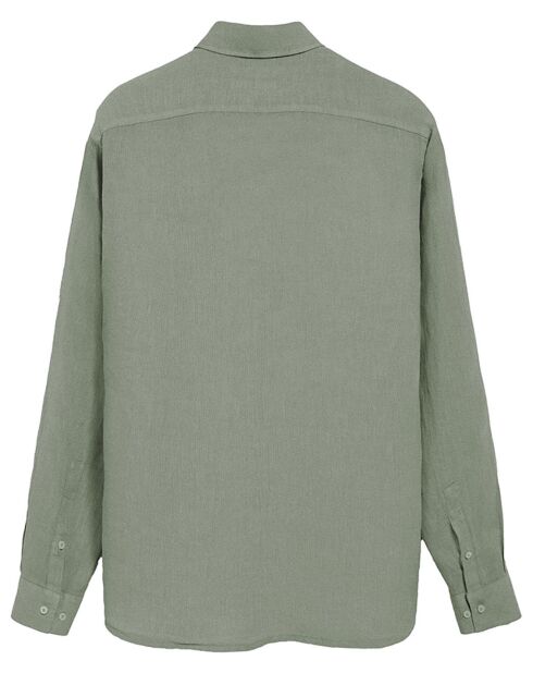 Chemise en Lin mélangé Rigby Best Gd vert militaire