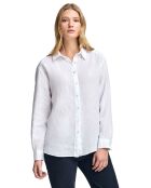 Chemise en Lin mélangé Pc Monogram Gd blanche