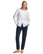 Chemise en Lin mélangé Pc Monogram Gd blanche