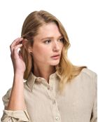Chemise en Lin mélangé Pc Monogram Gd sable