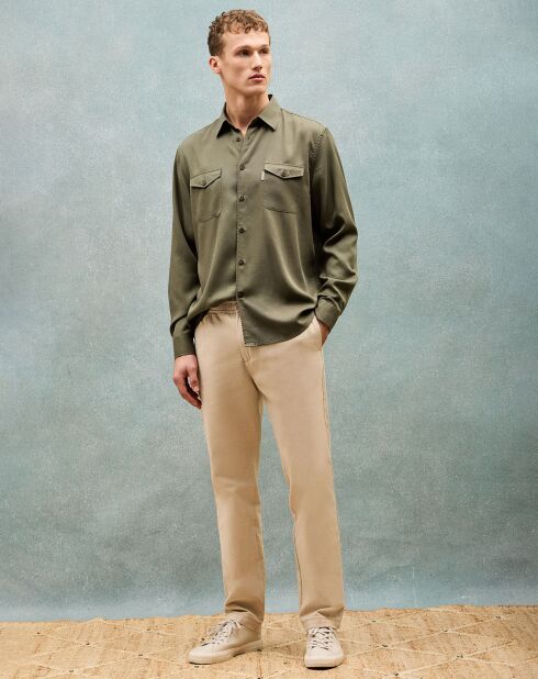 Chemise Franklin kaki
