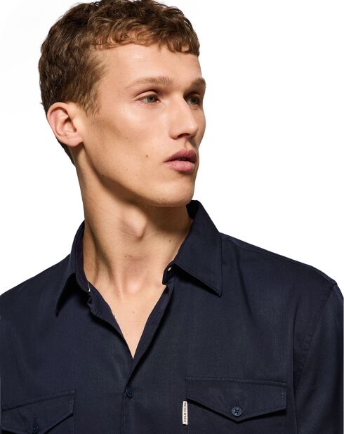 Chemise Franklin marine